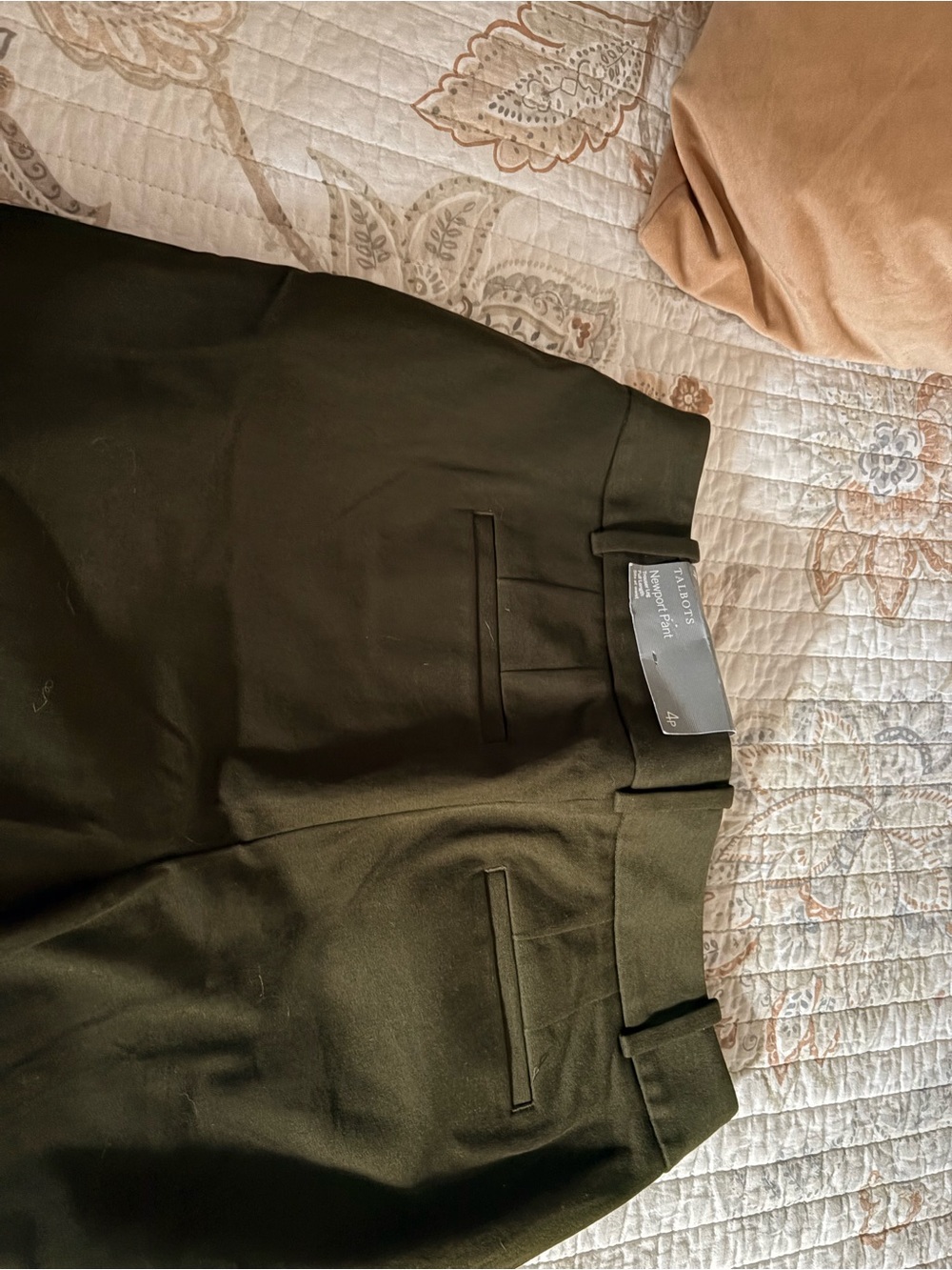 Talbots Olive Green Tailored Women's Pants